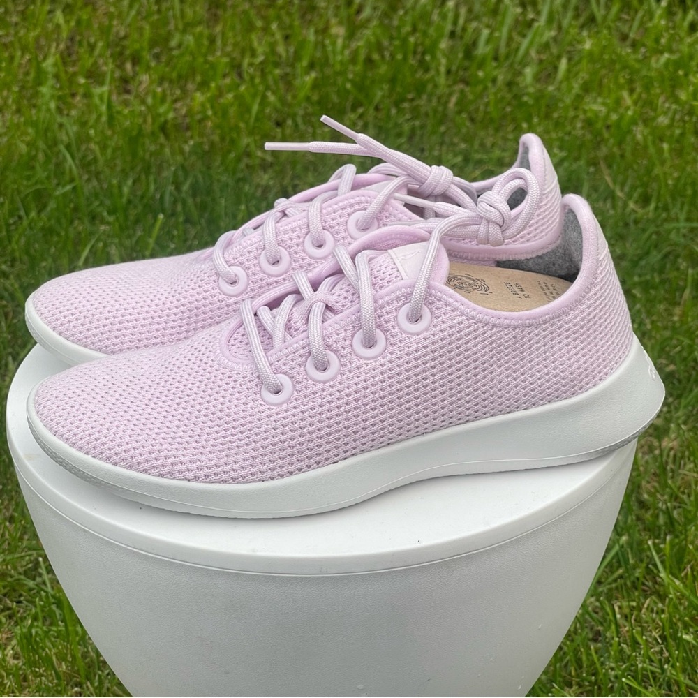 Allbirds Tree Runners Shoes Womens 8 Lilac Purple Running Sneakers Comfort
